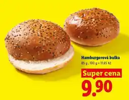 Lidl Hamburgerová bulka nabídka