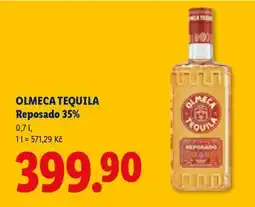 Lidl OLMECA TEQUILA Reposado 35% nabídka
