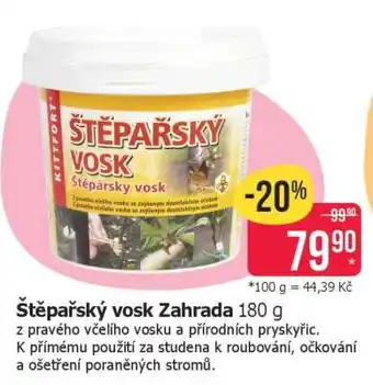 Štěpařský vosk Zahrada