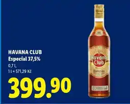 Lidl HAVANA CLUB ESPECIAL 37,5 % nabídka