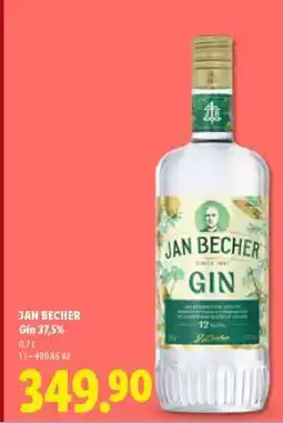 Lidl JAN BECHER Gin 37,5% nabídka