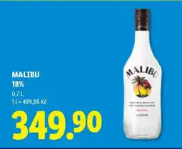 Lidl Malibu nabídka