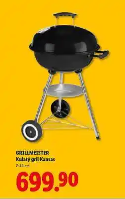 Lidl GRILLMEISTER KULATÝ GRIL KANSAS nabídka
