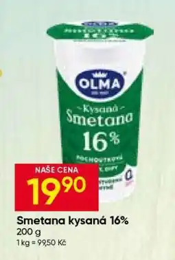 Hruška Smetana kysaná 16% nabídka