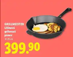 Lidl GRILLMEISTER LITINOVÁ GRILOVACÍ PÁNEV nabídka