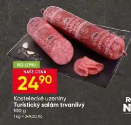 Hruška Turistický salám trvanlivý nabídka