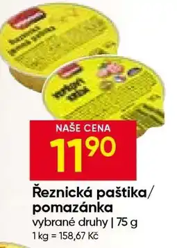 Hruška Řeznická paštika/pomazánka nabídka