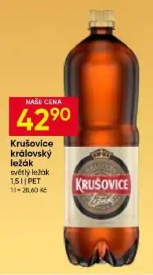 Hruška Krušovice Královský ležák nabídka