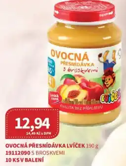 Kubík potraviny Ovocná přesnídávka lvíček nabídka