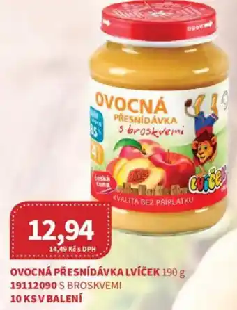Kubík potraviny Ovocná přesnídávka lvíček nabídka