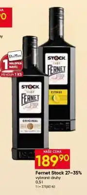 Hruška Fernet Stock 27%/35% nabídka