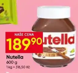 Hruška Nutella nabídka