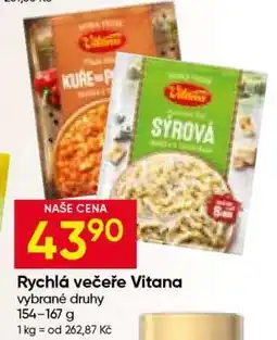 Hruška Rychlá večeře Vitana nabídka