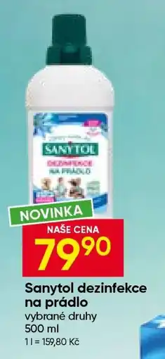 Hruška Sanytol Dezinfekce na prádlo nabídka