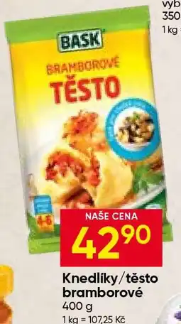 Hruška Knedlíky, těsto bramborové nabídka