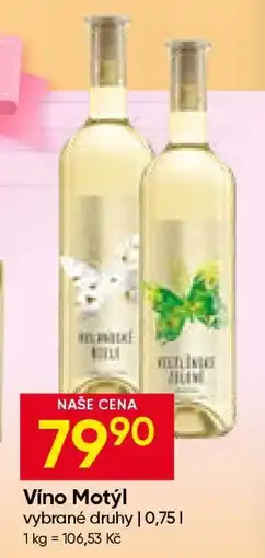 Hruška Víno Motýl nabídka