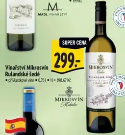 Albert Vinařství Mikrosvín Rulandské šedé nabídka