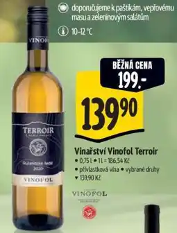Albert Vinařství Vinofol Terroir nabídka