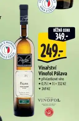 Albert Vinařství Vinofol Pálava nabídka