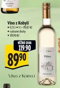 Albert Víno z Kobylí nabídka