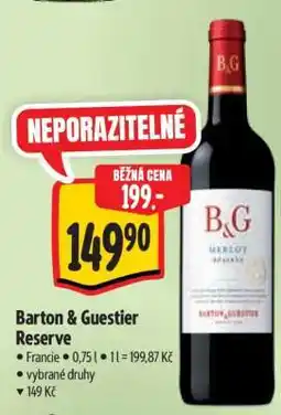 Albert Barton & Guestier Reserve nabídka
