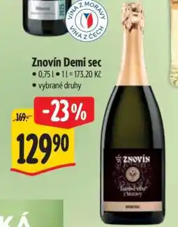 Albert Znovín Demi sec nabídka