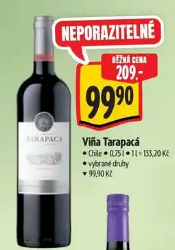 Albert Viña Tarapacá nabídka