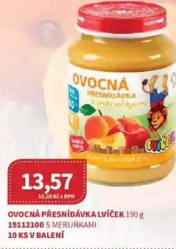 Kubík potraviny Ovocná přesnídávka lvíček nabídka