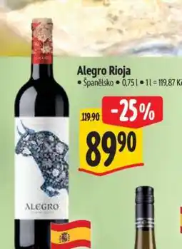 Albert Alegro Rioja nabídka