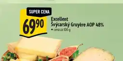 Albert Excellent Švýcarský Gruyère AOP 48% nabídka