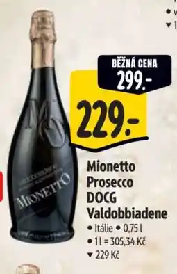 Albert Mionetto Prosecco DOCG Valdobbiadene nabídka