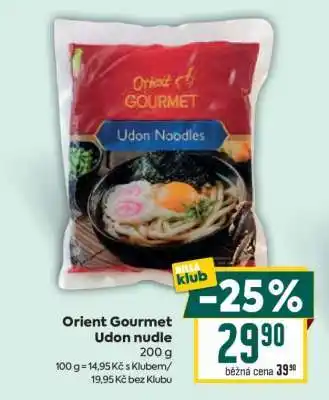 Billa ORIENT GOURMET UDON, nudle nabídka