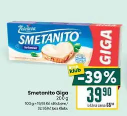 Billa Smetanito Giga nabídka