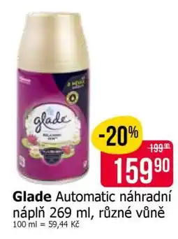 Teta Glade Automatic náhradní náplň 269 ml, různé vůně nabídka