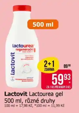 Teta Lactovit Lactourea gel 500 ml, různé druhy nabídka