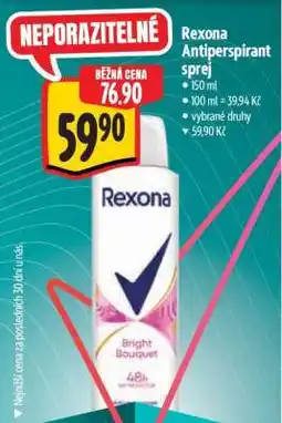 Albert Rexona antiperspirant sprej nabídka