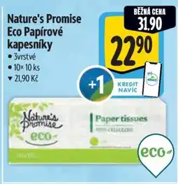 Albert Nature’s Promise ECO Papírové kapesníky nabídka