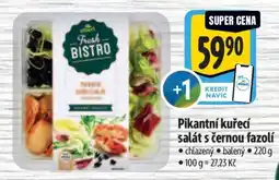 Albert Pikantní kuřecí salát s černou fazolí nabídka