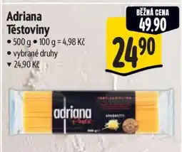 Albert Adriana těstoviny nabídka