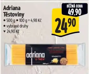 Albert Adriana těstoviny nabídka