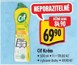 Albert Cif krém nabídka
