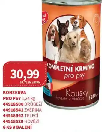Kubík potraviny Konzerva pro psy nabídka