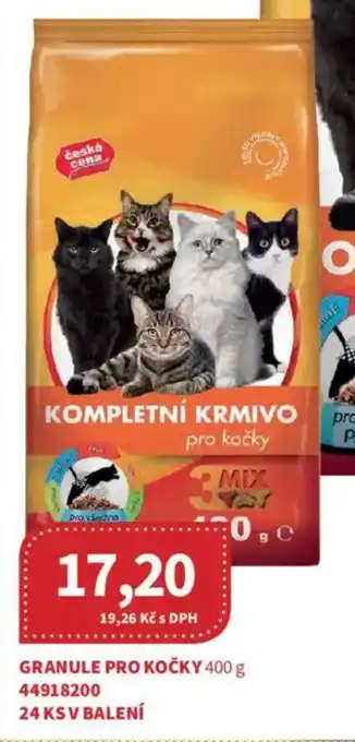 Kubík potraviny Granule pro kočky nabídka