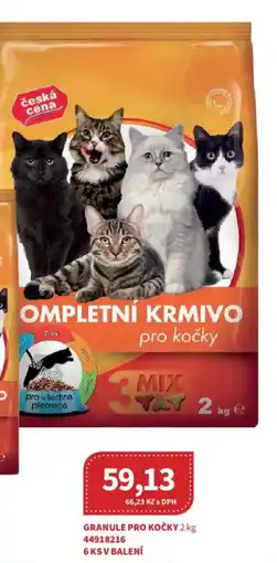Kubík potraviny Granule pro kočky nabídka