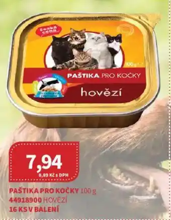 Kubík potraviny Paštika pro kočky nabídka