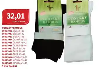 Kubík potraviny Ponožky bambus nabídka