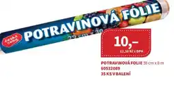 Kubík potraviny Potravinová folie nabídka