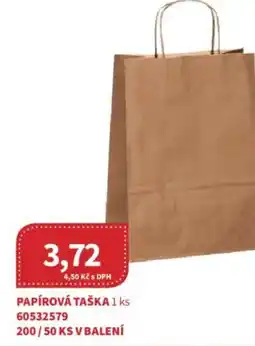 Kubík potraviny Papírová taška nabídka