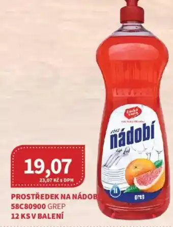 Prostředek na nádobi