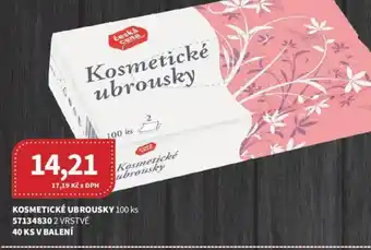 Kubík potraviny Kosmetické ubrousky nabídka